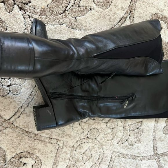 Stuart Weitzman Black knee boots size 7.5 - Picture 4 of 5